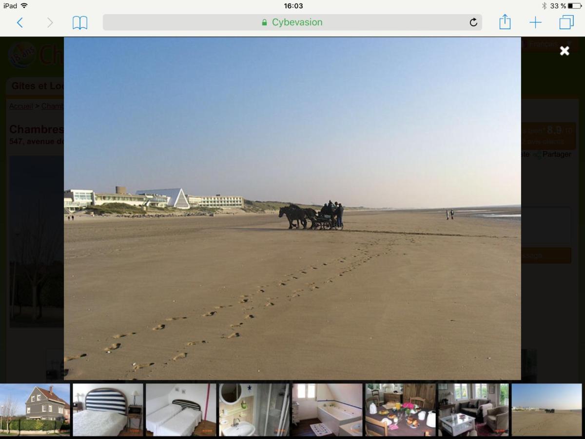 Le Cadran Bed & Breakfast Stella-Plage Exterior foto